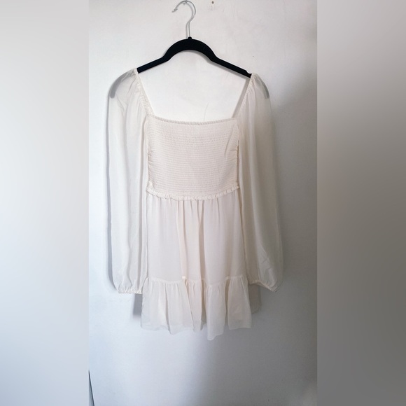 Aritzia Wilfred Tempest Mini Dress in Light Birch - Picture 4 of 15